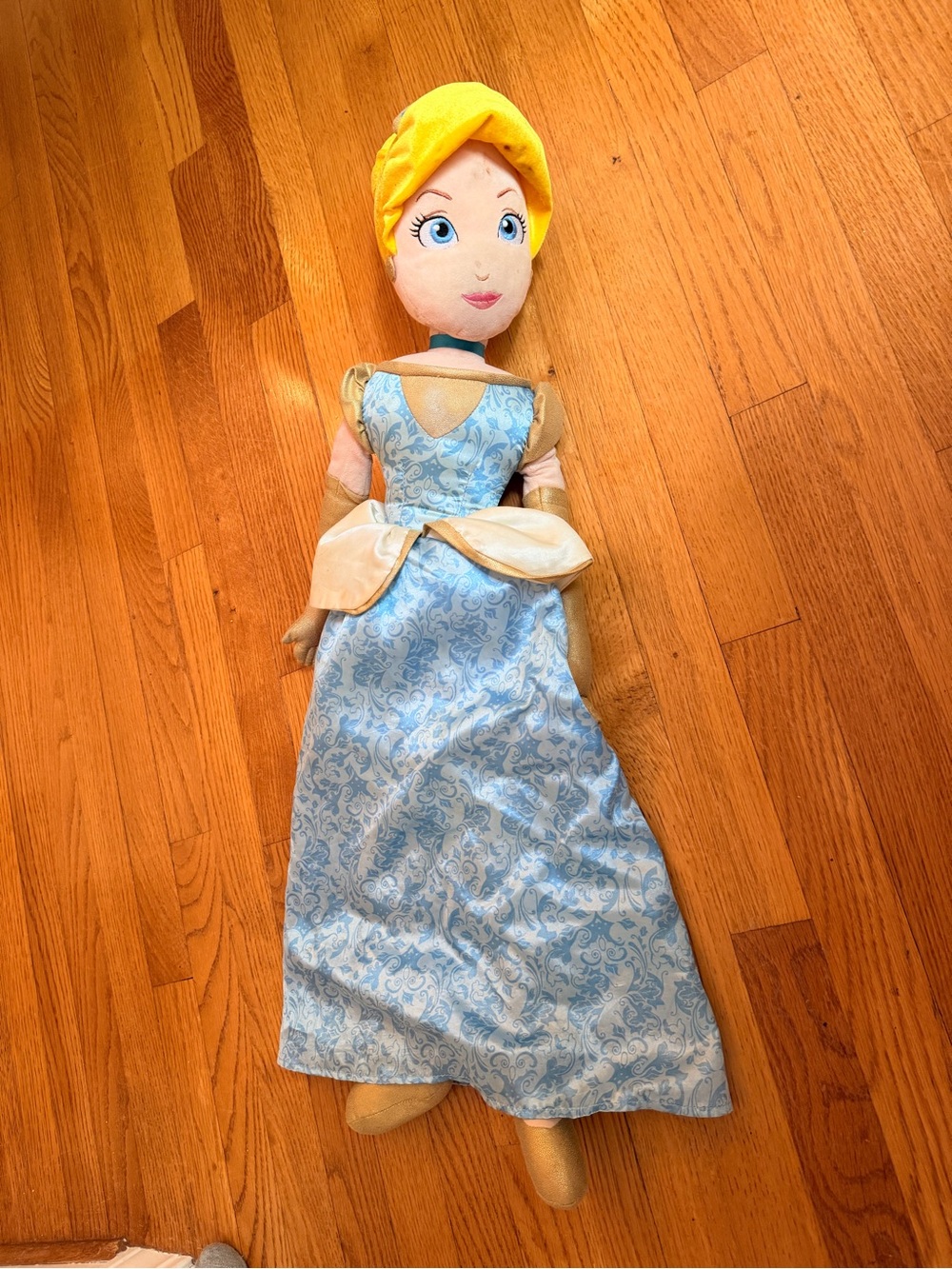 VINTAGE Disney store Cinderella Princess Jumbo plush Doll 3ft 36”